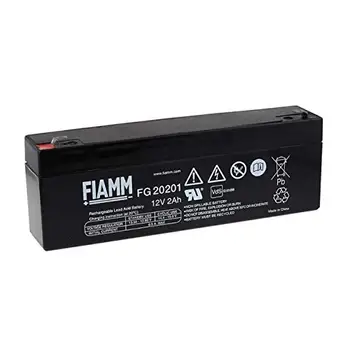 FIAMM fg201 12V 2Ah reîncărcabilă duce AGM baterie pentru UPS, UPS-uri, sisteme de securitate și alarmă. 12V baterie reîncărcabilă UP