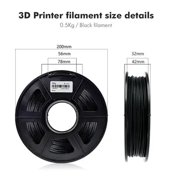 SUNLU TPU 0,5 kg 1.75 mm Flexibil imprimantă 3d cu Filament Cu Plin de Culoare Pentru Flexibilă DIY Cadou Sau Model de Imprimare Nava Cu 5 Piese