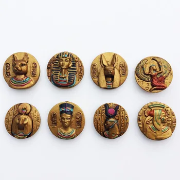 Magneti de frigider Egiptean Vechi Mituri și Legende Suveniruri Turistice Egipt Decorative Autocolante Frigider 3d Rasina de Artizanat Cadouri