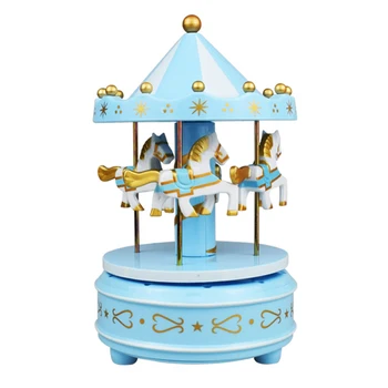 Romantic Merry-Go-Round Carusel Cutie Muzicala Tort Petrecere Prezent Ornament Decor