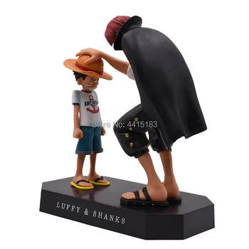 Anime One Piece Patru Împărați Shanks Pălărie de Paie Luffy PVC Acțiune Figura de Gând Vesel Papusa de Colectie Model de Jucărie Cadou de Crăciun