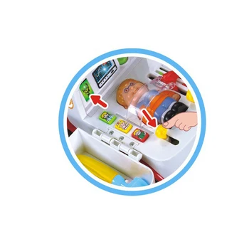 Doctor Jucarie Kit de Plastic Masina de Ambulanta cu Lumini si Muzica Masina Electrica de Învățare și Educație Jucarii pentru Copii Cadouri de Craciun TY0124