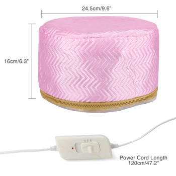 Capac de încălzire de Îngrijire a Părului Adânc Condiționat Auto Termică Pălărie Electric Tratament Vapor Femei SPA Acasă Uscător de Instrument de Frumusete
