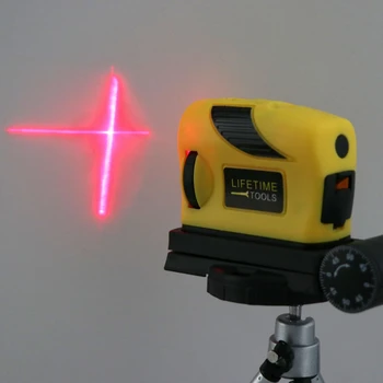 360Â° cu Laser de Nivel 2, Linia 1 Punct Orizontală și Verticală Roșie Măsură