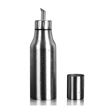 500/750/1000ml din Oțel Inoxidabil Oliver Ulei Otet Borcan Dozator Leakproof Sticla de Sos de Gadget-uri de Bucătărie