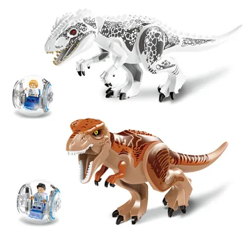 2 buc/lot LELE 79151 Dinozaur lume Cifre Tyrannosaurus Rex Blocuri Jucarii pentru copii