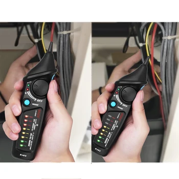 Non-contact de curent ALTERNATIV de Tensiune Tester Pix Detector Auto/Manual Modul Dual NCV Tester Live Wire Verifica cu Sensibilitate la Lumina de Sunet de Alarmă