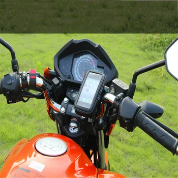 Bicicleta Motocicleta Telefon Suport Motor Suport Sac pentru cele Mai multe Smartphone-uri, GPS Bicicleta Suport Capac rezistent la apa Caz