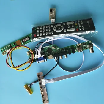 Kit pentru B141EW01 30pin 1 lămpi LCD de pe Placa de control TV, VGA, HDMI, USB, AV 1280x800 Panoul de Ecran la Distanță Audio CONDUS LVDS card de conducător auto
