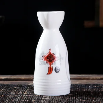Sake-Ul Japonez Set, 7 Piese Dragul Set De Pictat Design Porțelan, Ceramică Tradițională, Cani Ceramice Meserii Pahare De Vin Cutie De Cadou
