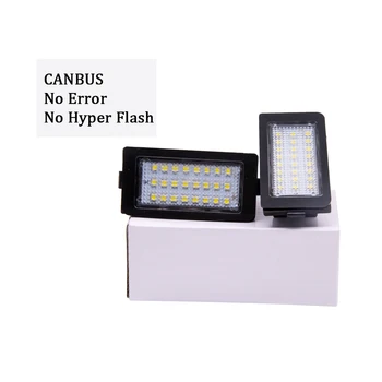 2 buc Canbus fara Eroare LED-uri de Lumină de inmatriculare Numărul Lampa Pentru BMW E38 seria 7 740i 740Li 750i 750Li 1995-2001