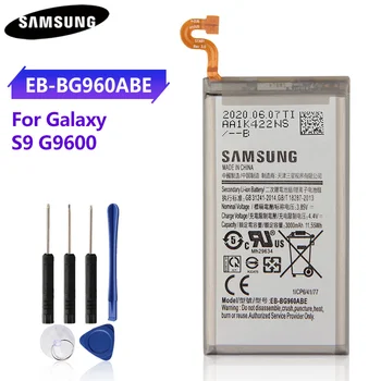Telefon Original, Baterie EB-BG960ABE Pentru Samsung GALAXY S9 G9600 SM-G960 SM G960F EB-BG960ABE 3000mAh Baterie de schimb