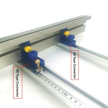 Prelucrarea lemnului Gabaritul Mitra Profilul Gard Gard T Urmări Slot Alunecare Paranteze Conector pentru prelucrarea Lemnului Router/Văzut Masă Banci