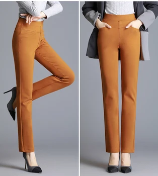 2020 nouă de primăvară și toamnă pentru femei pantaloni de moda bomboane de culoare stretch Elastic talie pantaloni pentru Femei 1723