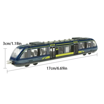 Tren De Jucărie Mini Simulare De Metrou Model De Inerție Alunecare Aliaj De Plastic Vehicul De Jucarie Pentru Copii