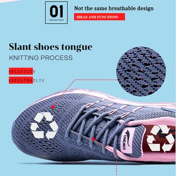Onemix pantofi de Mers pe jos de Femei Respirabil Confortabil Pantofi de Sport Pernă de Aer Femeie Ochiurilor Formatori Adidas Zapatillas Mujer