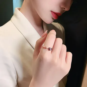 Scoate roșu piersică baroc pearl inel 2020 nou inel sexy femeie deget de bijuterii de moda de Craciun cadou de petrecere inel elegant