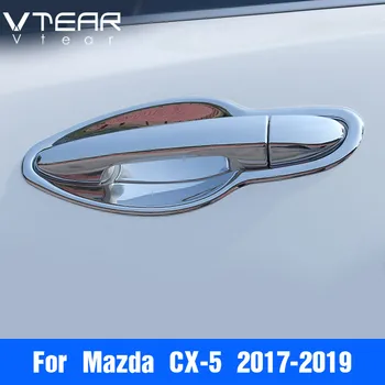 Vtear Pentru Mazda CX-5 CX5 Accesorii Auto Mânerele ușilor Exterioare Acoperi Ușa de la Mașină Castron de Echipare ABS Crom Styling 2017-2019