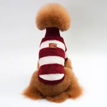 Fleece moale Câine Haină Pulover Îngroșat Cald Pisica animale de Companie Haine de Câine pentru Câini de talie Mică Chihuahua, Yorkshire Jacheta Catelus Îmbrăcăminte de Ansamblu
