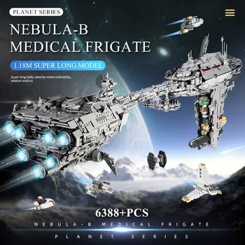Yeshin 21001 Stele Jucării de Război Compatibil Cu MOC 5083 UCS Nebula-B Medicale Fregata Model Blocuri Caramizi Jucarii Copii Cadouri