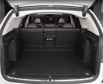 Pentru BMW X3 G01 2017 2018 2019 2020 2021 Plin Portbagajul din Spate Tava de Linie Cargo Mat Etaj Protector picior pad din Piele covorașe