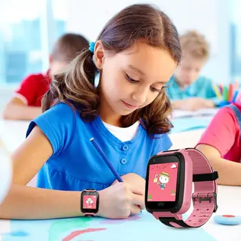 Copiii Smartwatch Telefon Anti-a Pierdut Tracker Ceas Inteligent Jucării pentru Copii Lanterna SOS Locație Băieți Fata Cadou
