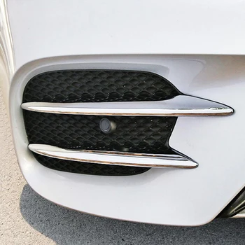4buc Aspect Fibra de Carbon Mașină de Ceață Față Lampă Lumina Grila Grătar de Șipci de Acoperire Garnitura Pentru Mercedes Benz E Class W213 2016 2017 2018
