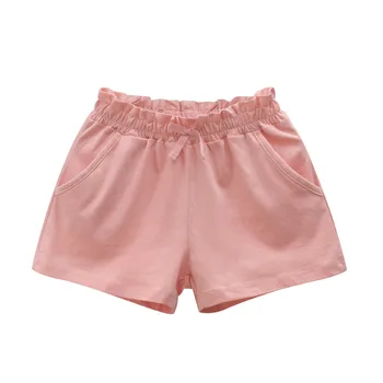 Baby Girl pantaloni Scurți Copil Scurte Pantaloni Casual Pantaloni Bumbac Solid și Furnica Pantaloni de Vânzare Fierbinte de Vară de Călătorie Plaja Scurt 2-10Y