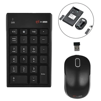 RF 2.4 G Wireless Tastatura Numerică Tastatura&Mouse Optic Combo Pentru Desktop Laptop