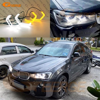 Pentru BMW X3 F25 LCI G01 X4 F26 G02 Ultra Bright crystal Concept M4 Iconic Style LED Angel Eyes inele de halogen lumina de Zi