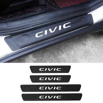 Masina Pragului de Ușă Autocolante Pentru Honda Civic Accord 7 8 9 CRV CR-V 2007 2008 2013 2016 2017 2018 2019 Oraș HRV Pilot Accesorii