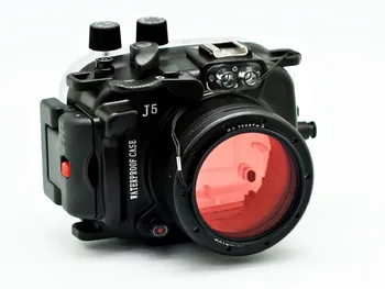 40M/130ft Scufundări aparat Foto Subacvatic de Locuințe caz /Impermeabil Shell Caz Pentru Nikon J5 (20mm) (10-30mm) Obiectiv