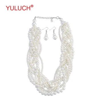 YULUCH 2018 Boem pop design nou femeie accesorii bijuterii atmosferice de lux colier de perle cu petrecerea de nunta cadou