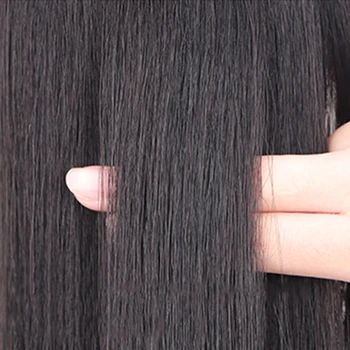 Allaosify Topper păr Bază Mesa Drept Natural Peruca Linie Remy de Păr Uman Păr Frunte Peruca Peruca de Par pentru Femei
