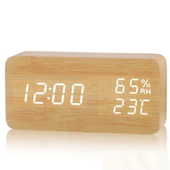 Oglinda Alarmă Ceas Led Digital Display Electronic Timp De Noapte Lumina De Culoare Masă, Ceas Deșteptător Încărcare Birou Ceasuri De Decor Acasă