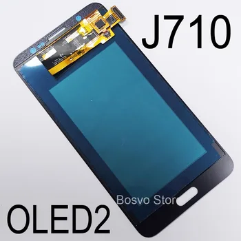 En-gros de 10 Buc/Lot pentru Samsung J7 2016 J710 Ecran LCD display cu touch Digitizer asamblare OLED2