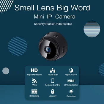 WiFi HD 1080P Home Security Camera-Night Vision Wireless Mini Camera de Supraveghere de la Distanță de Detectare a Mișcării Camera Video