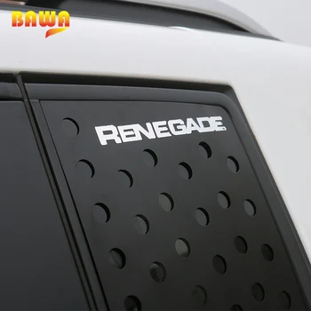 BAWA Autocolante Auto pentru Jeep Renegade 2016-2017 Spate Triunghiulară de Sticlă Decor Ornamental Accesorii Autocolant pentru Jeep Renegade