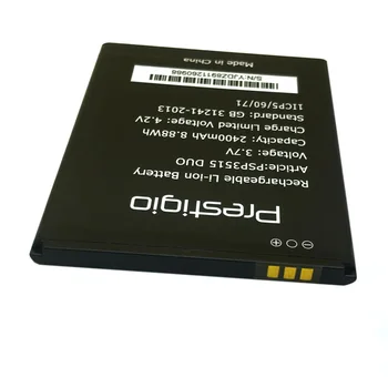 PSP3515 DUO Baterie Pentru Prestigio Muze U3 PSP3515 2400mAh Baterie de Înaltă Calitate+Cod piesă