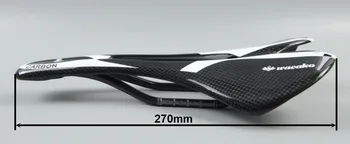 Noul design wacako plin fibra de carbon drum de șa biciclete drum de munte mtb de ciclism biciclete scaunului șa perna părți de biciclete de 111g