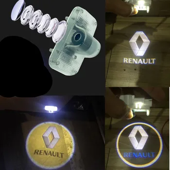 Pentru Renault Koleos 2008 2009 2010 2011 2012 2013 2016 Masina 3D Ușă de Lumină LED Umbra Logo Proiector Lampa de bun venit