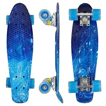 New Sosire Flacără Mini Cruiser Skateboard Pește Bord Scutere Penny Retro Tipărite Fishboard 57*15*10cm Copil Copii Skate Board