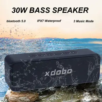 30W Portabil bluetooth 5.0 Wireless Difuzor hifi mai Bine Bass TWS Raza de acțiune bluetooth Rezistenta la Apa IPX7 Soundbar Subwoofer