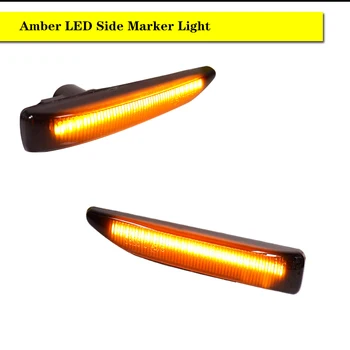 IJDM OEM Spec Amber LED Side Marker Lumina de Asamblare Compatibil Cu Pentru 2002-2008 BMW E65 E66 E67 Seria 7,Înlocuiți OEM Sidemarker