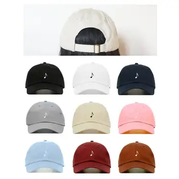 Moda hip-hop wild pălărie notă muzicală broderie golf caps reglabil de sex masculin și de sex feminin sălbatice șapcă de baseball în aer liber, pălării de soare gorras
