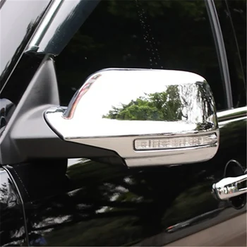 WELKINRY auto auto capac pentru Ford Explorer U502 2011-2019 ABS cromat partea fender aripă retrovizoare usa spate oglinda de reflexie tapiterie