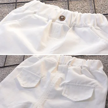 2020 Baieti de Vara Noi Stripe Short Sleeve Top pantaloni Scurți 2 Bucata Imbracaminte Copii Set Tricou Polo Top Set pentru Copii Haine pentru Copii Set