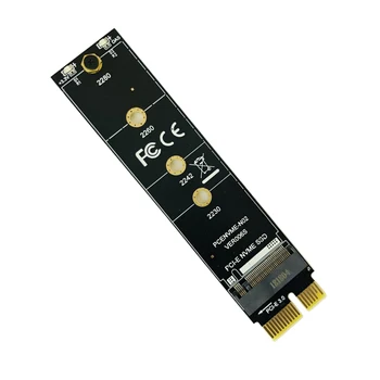 PCI-E PCI Express 3.0 X1 la M. 2 M pentru Interfață NVMe SSD PCIE M. 2 Riser Card Adaptor Radiator SSD 2230 2242 2260 2280 Viteza maxima