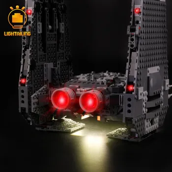 LIGHTAILING Lumină LED-uri Kit-ul Pentru Star Război Kylo Rens Comandă de Transfer de Iluminat Set Compatibil Cu 75104 (NU se Includ În Model)