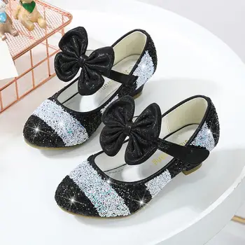Copii Pantofi Pentru Fete De Cristal Jeleu Sandale Inchise In Picioare Anti-Alunecare Din Piele Cosplay Dans Papuci De Partid Fete Printesa Pantofi